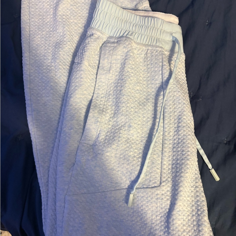 lululemon athletica Light Blue Textured Pants